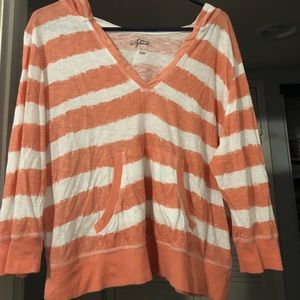 Pullover shirt with hood